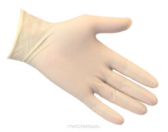 Rękawice diagnostyczne lateksowe pudrowane op. 100 szt.