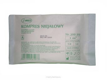 Gaza opatrunkowa niejałowa 1/2m2 13n