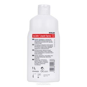 Incidin Liquid spray preparat do dezynfekcji powierzchni sprzętu medycznego.