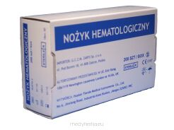 Nożyki hematologiczne opak. 200 szt