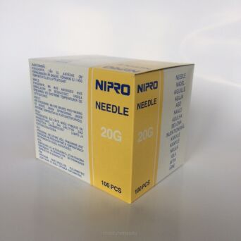 Igły medyczne do iniekcji NIPRO 20G