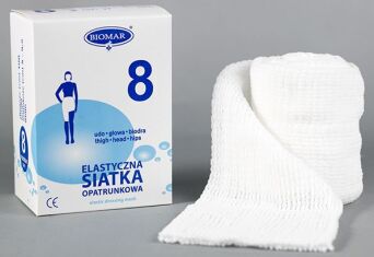 Elastyczna siatka opatrunkowa Biomar 8x1m