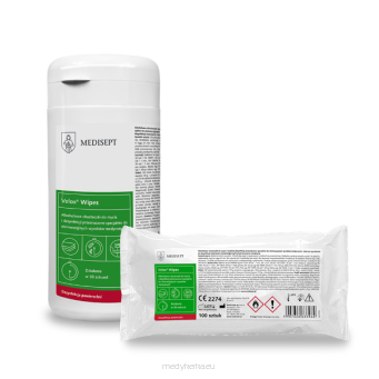 Chusteczki Velox Wipes (alkoholowe) do powierzchni, wkład - op. 100 szt.