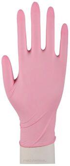 Rękawice diagnostyczne nitrylowe  (różowe) op. 100 szt.