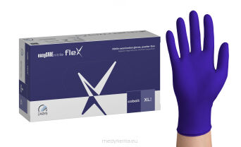 Rękawice nitrylowe XL easyCARE bezpudrowe 100 szt.