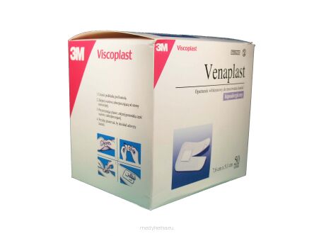 Plaster do mocowania kaniul Vena Plast op. 50 szt.