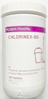 Chlorinex-60 w tabletkach 300 szt.