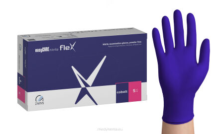 Rękawice diagnostyczne bezpudrowe easyCARE nitrile Flex