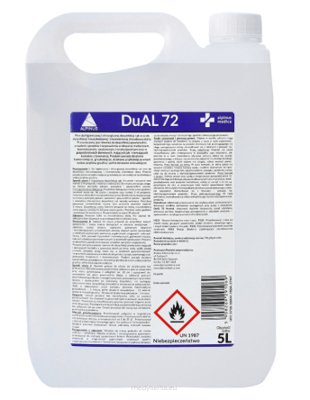 DUAL 72 5L dezynfekcja rąk i powierzchni Alpinus